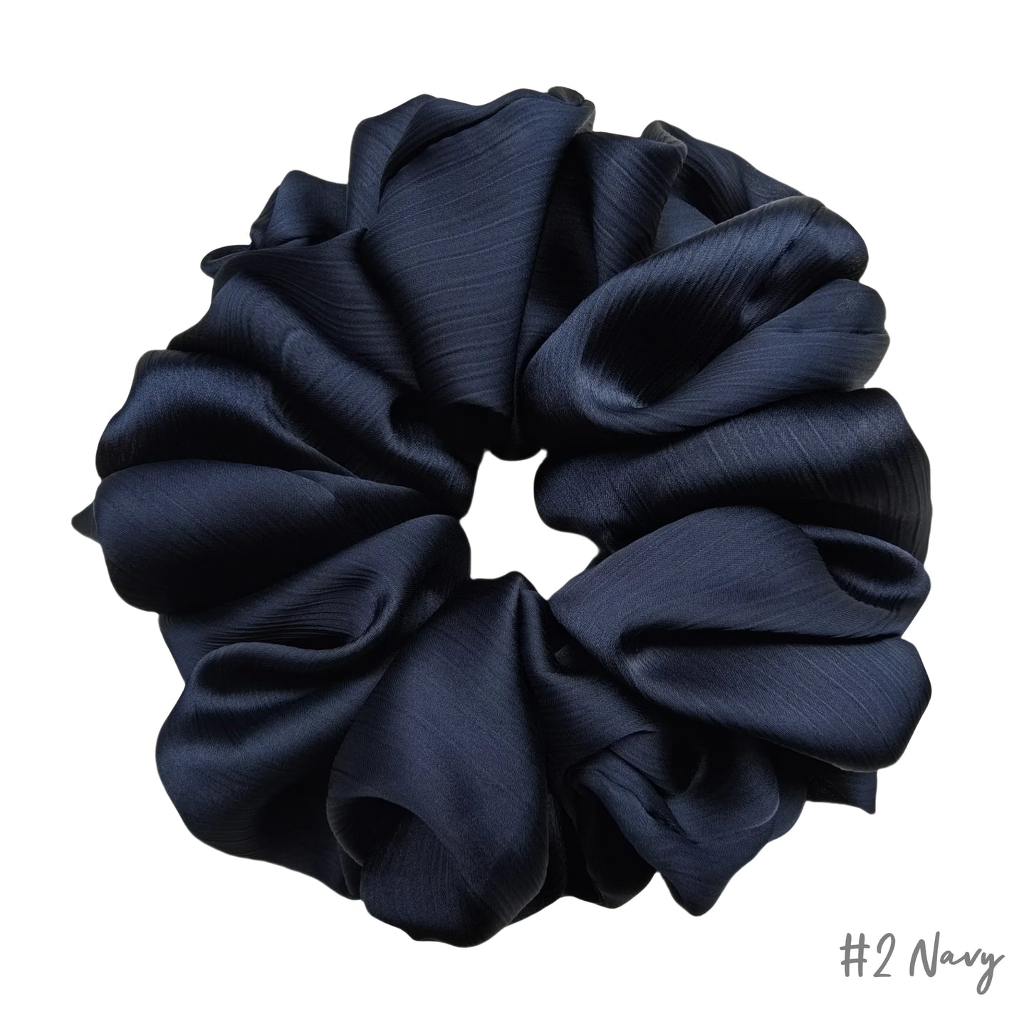 Big Size Crepe Satin Scrunchies 