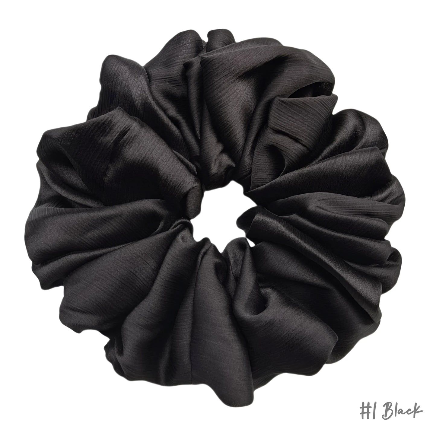 Big Size Crepe Satin Scrunchies 