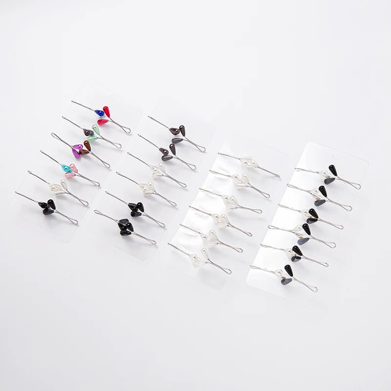 Water Droplet Hijab Clips | 12 pcs set