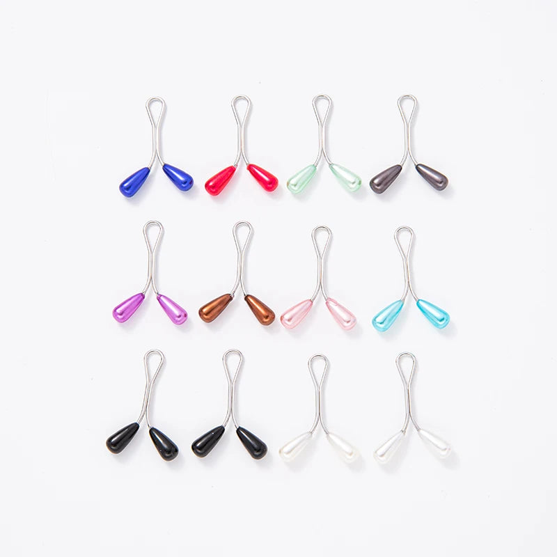 Water Droplet Hijab Clips | 12 pcs set