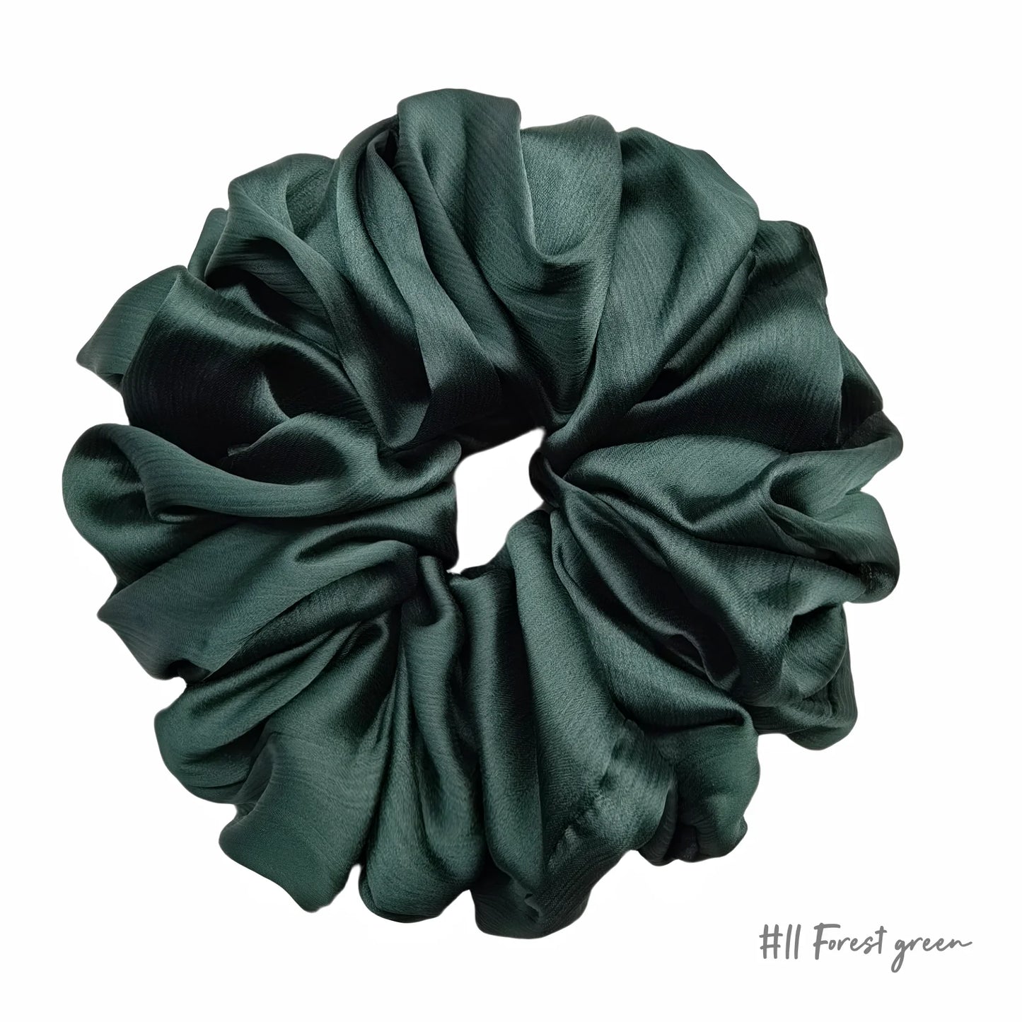 Big Size Crepe Satin Scrunchies 