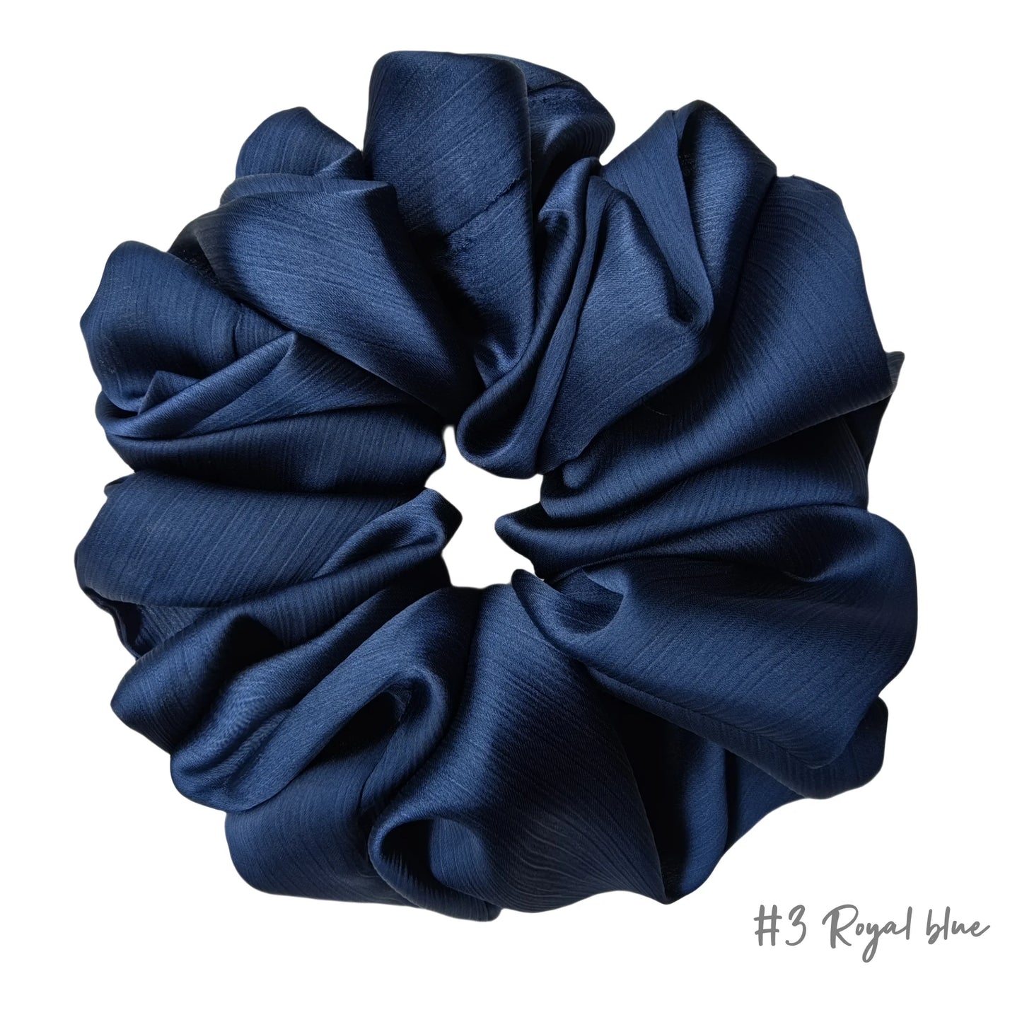 Big Size Crepe Satin Scrunchies 